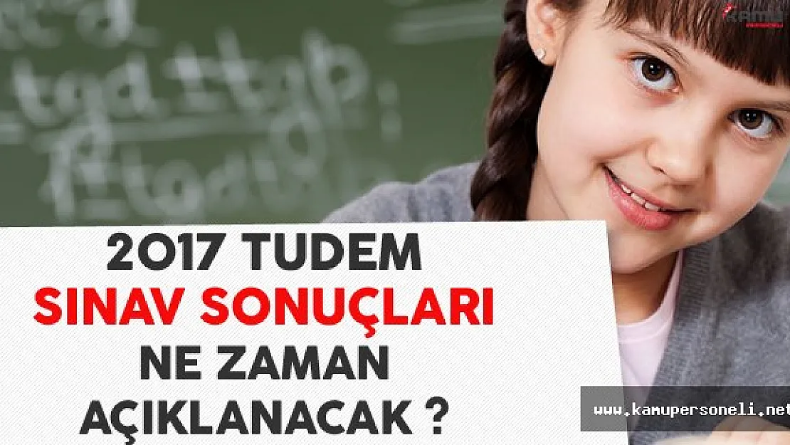 2017 TUDEM Yönlendirme Sınavı Sonuçları Ne Zaman Açıklanacak?