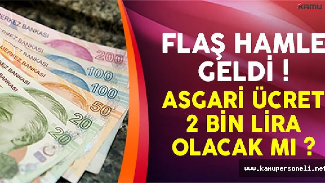 2017'de asgari ücret 2 bin lira olacak mı?
