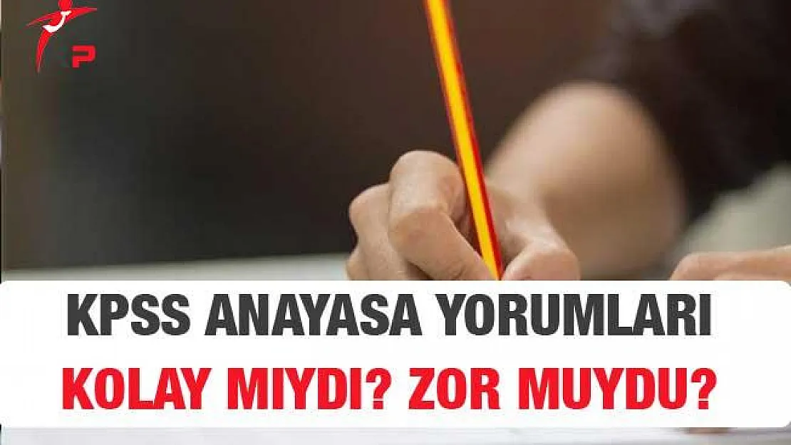 2018 KPSS Lise Anayasa Vatandaşlık Sınavı Soruları, Cevapları ve Yorumları