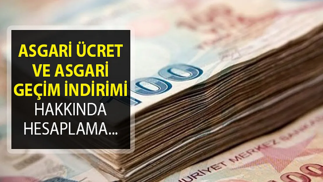 2019 AGİ Ne Kadar? Asgari Geçim İndirimi Asgari Ücretin İçinde Mi?