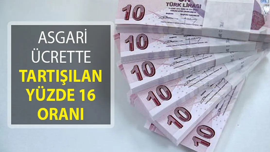 2019 Asgari Ücret Ne Kadar Olacak? Asgari Ücrette Tartışılan Yüzde 16 Oranı