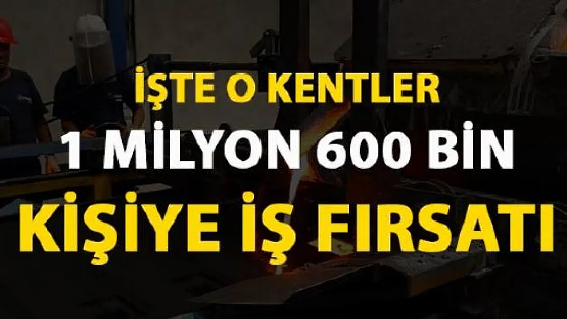 2019 istihdam hedefi açıklandı! İşte en fazla yatırım yapılacak o iller