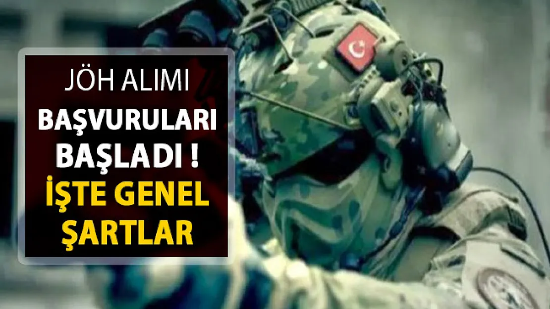 2019  JÖH Alımı İçin Başvurular Başladı