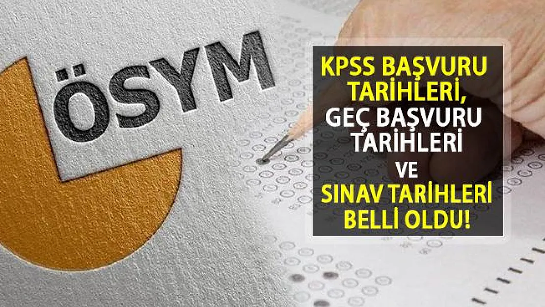 2019 KPSS Başvuruları Başladı mı? KPSS Başvuruları Ne Zaman Başlıyor? KPSS İçin Tarih Verildi mi?