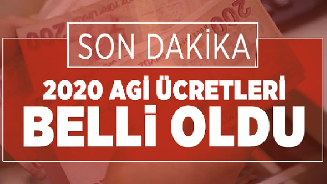 2020 AGİ ücretleri ne kadar oldu? Bekar, evli ve çocuklu AGİ ücretleri...