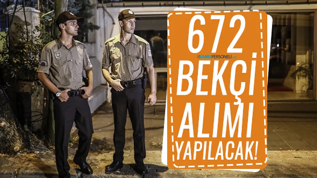 2020 EGM bekçi alımı bekleyenler için flaş gelişme : 672 bekçi alımı yapılacak!