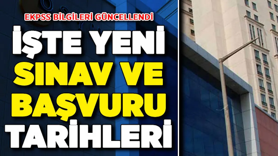 2020 EKPSS Bilgileri Güncellendi ! Sınav Başvuru ve Tarihi Değişti