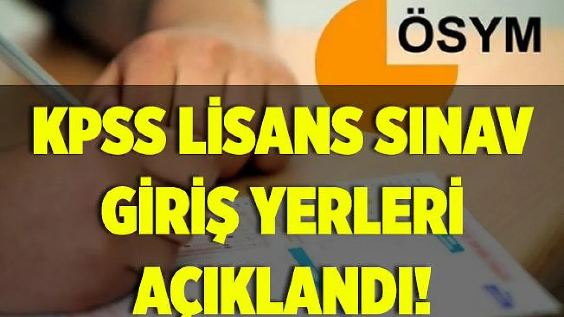 2020 KPSS Lisans sınav giriş belgeleri erişime açıldı! Sınav yerleri belli oldu! ÖSYM KPSS sınav giriş yeri sorgulama