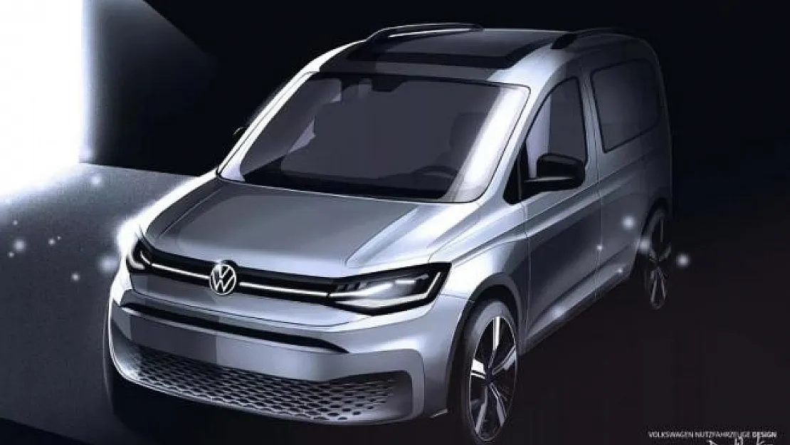2020 model Volkswagen Caddy'nin yeni yüzü belli oldu!