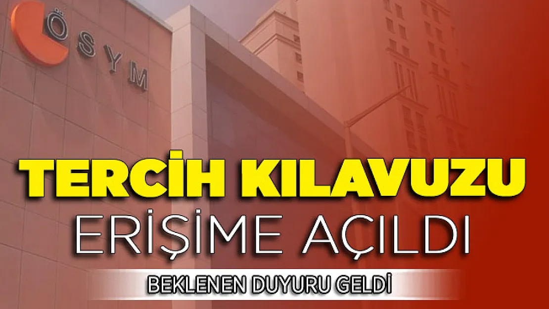 2020 YKS Tercih Kılavuzu ÖSYM Tarafından Yayımlandı