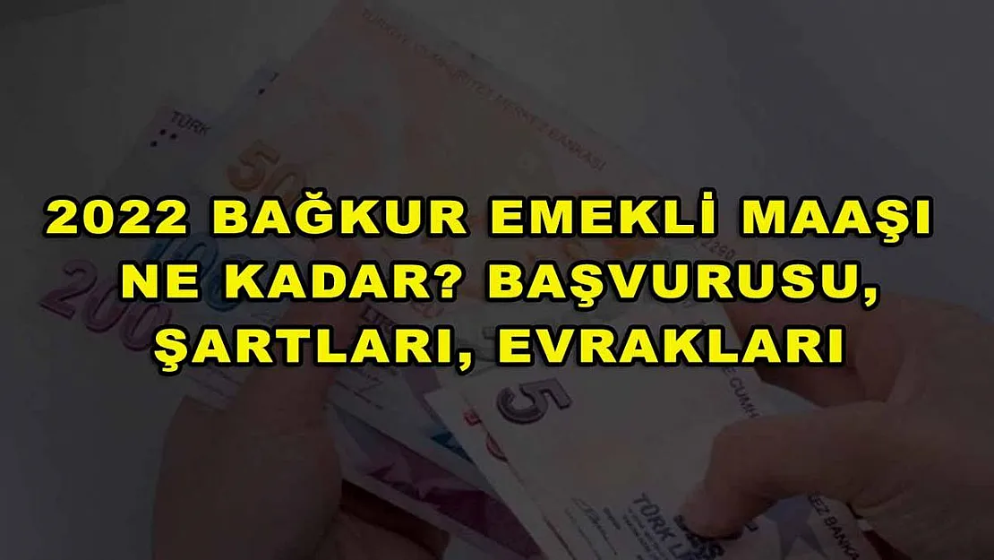 2022 BAĞKUR Emekli Maaşı Ne Kadar? Başvurusu, Şartları, Evrakları