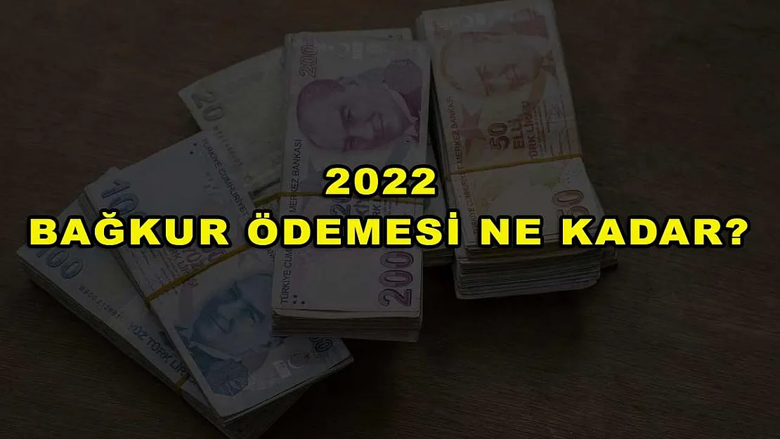 2022 BAĞKUR Ödemesi Ne Kadar?