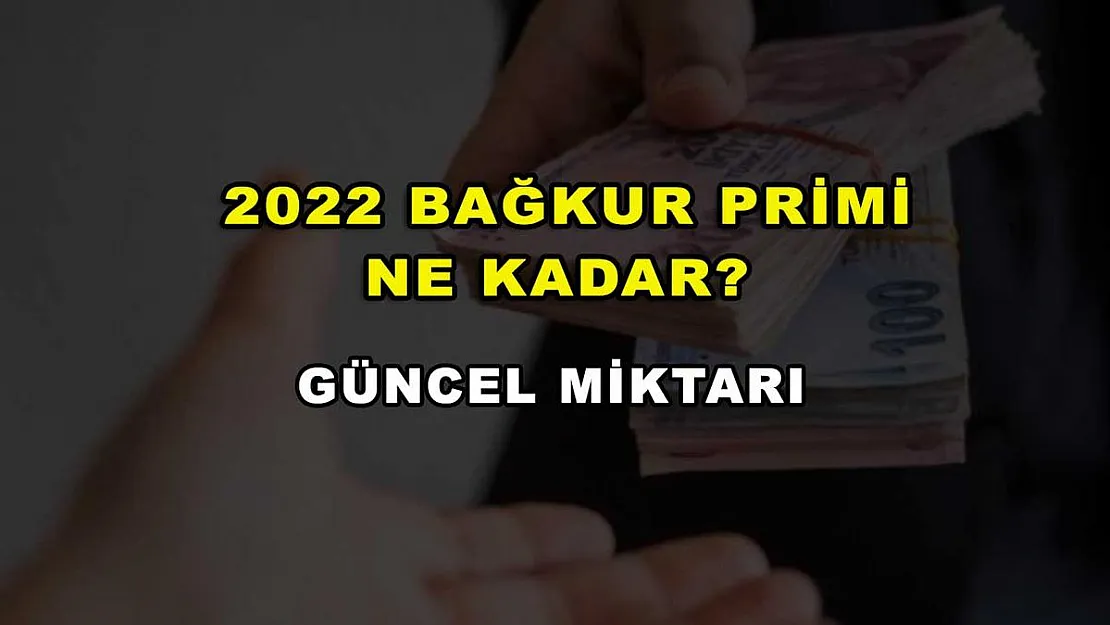 2022 BAĞKUR Primi Ne Kadar? Güncel Miktarı