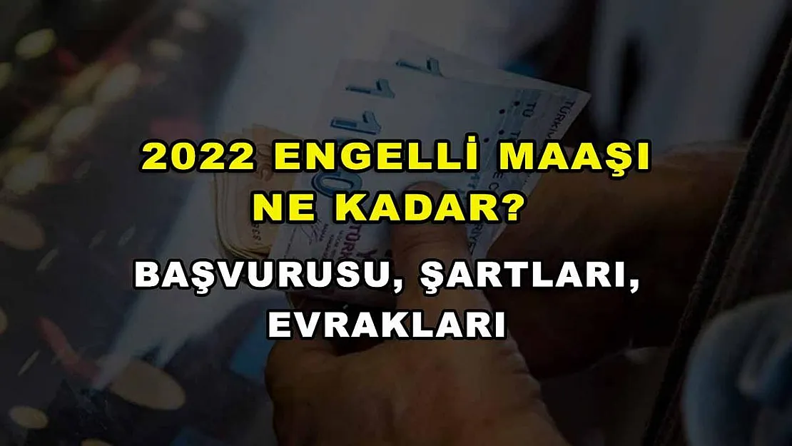2022 Engelli Maaşı Ne Kadar? Başvurusu, Şartları, Evrakları