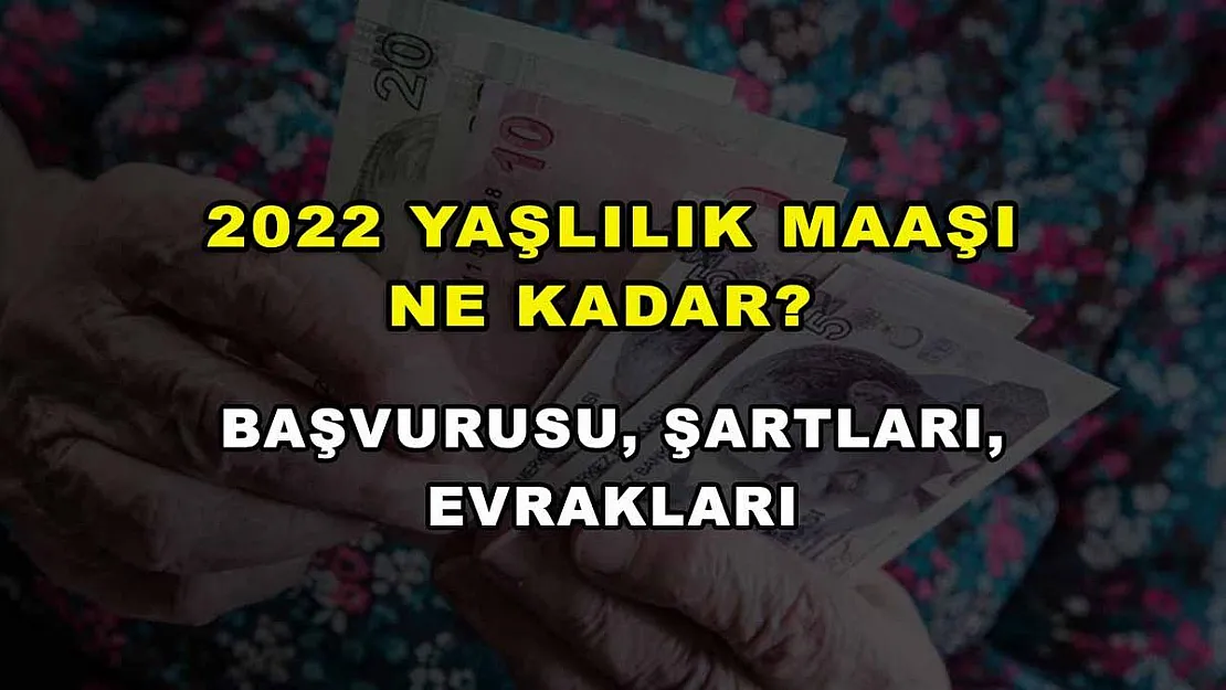 2022 Yaşlılık Maaşı Ne Kadar? Başvurusu, Şartları, Evrakları