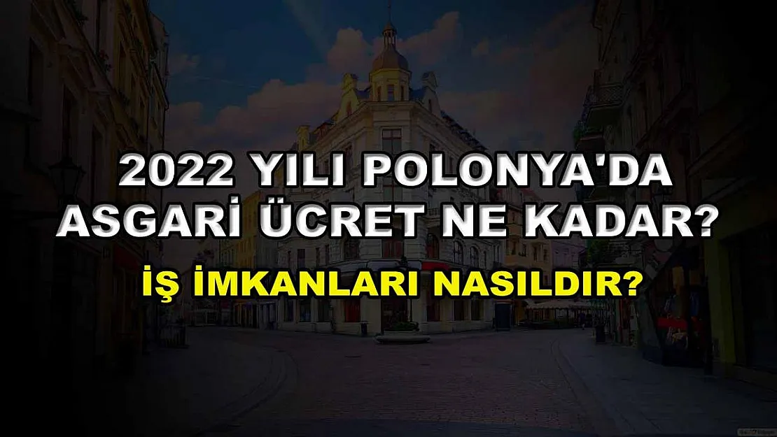 2022 Yılı Polonya'da Asgari Ücret Ne Kadar? İş İmkanları Nasıldır?