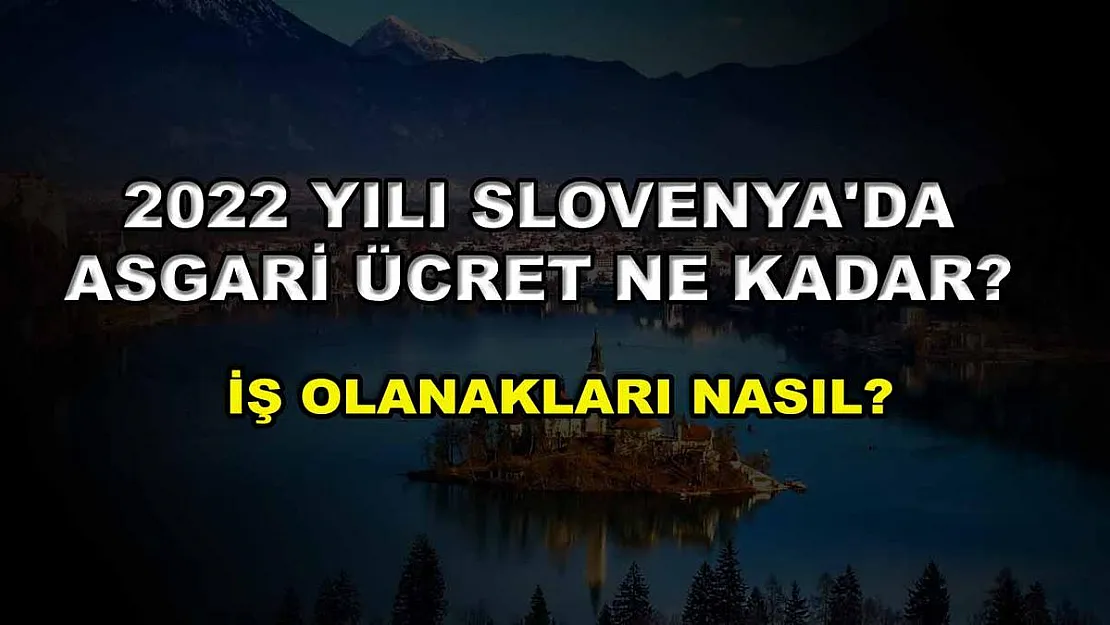 2022 Yılı Slovenya'da Asgari Ücret Ne Kadar? İş Olanakları Nasıl?
