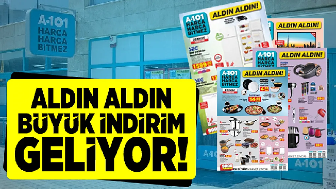 22 Ekim 2020 A101 aktüel ürünler kataloğu içinde aldın aldın ürünleri dikkat çekti! A101 aktüel ürünler kataloğu