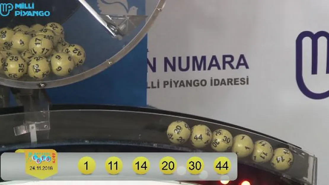 24 Kasım Sayısal Loto Sonuçları