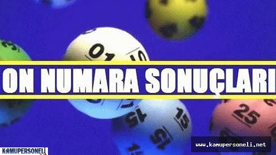 25 Nisan Milli Piyango On Numara Sonuçları