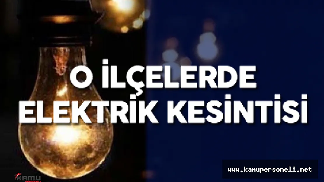 26 Mayıs 2016 İstanbul Elektrik Kesintisi Olacak Mahalleler