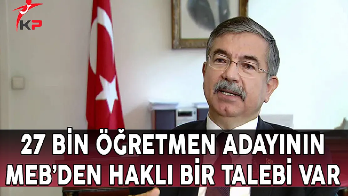 27 Bin Öğretmen Adayının MEB'den Haklı Bir Talebi Var