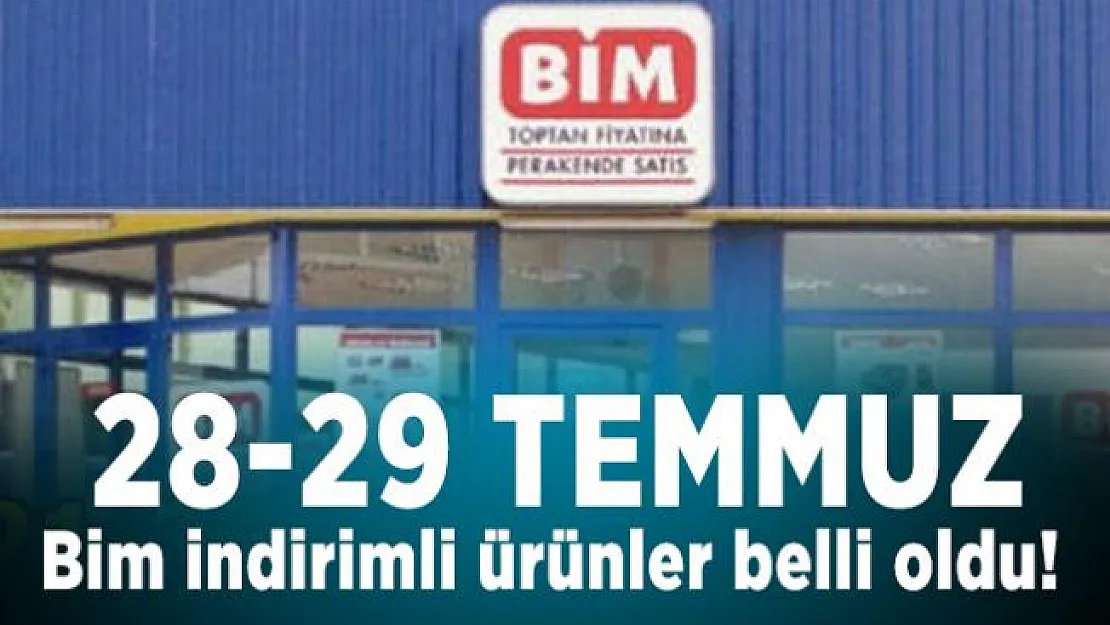 28-29 Temmuz Bim indirimli ürünler belli oldu! İndirimli elektronik ürünler kataloğu açıklandı