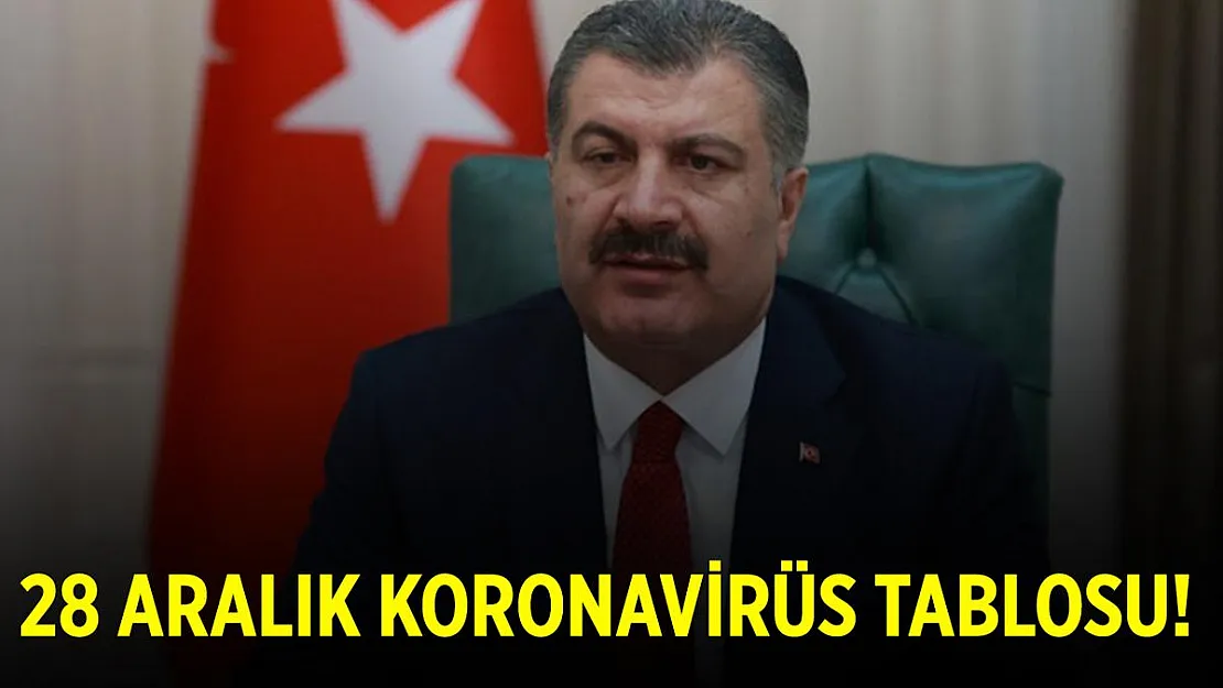 29 Aralık korona tablosu yayımlanıyor! Kaç kişi hayatını kaybetti, kaç yeni vaka tespit edildi?