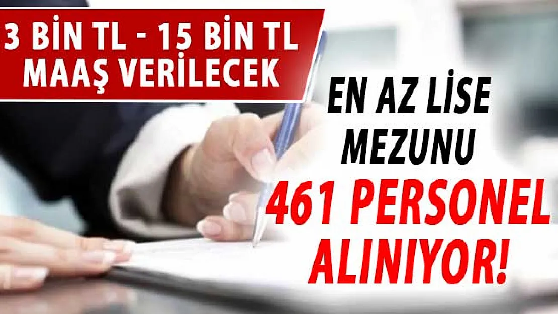 3 Bin TL İle 15 Bin TL Arasında Maaşla En Az Lise Mezunu 461 Kamu Personeli Alımı Yapılıyor (İSKİ Personel Alım İlanı)