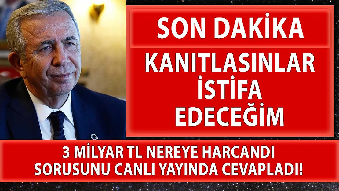 3 milyar lira kredi nereye harcandı iddialarına Mansur Yavaş'tan flaş açıklama!