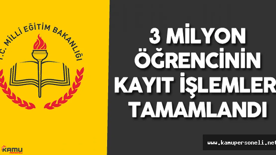 3 Milyon Öğrencinin Kayıt İşlemleri Tamamlandı - MEB.GOV.TR üzerinden İlkokul Kayıt Sorgulama Nasıl Yapılır?