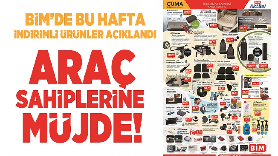 30 Ekim BİM Aktüel ürünler kataloğu yayımlandı! İndirimli ürünler açıklandı