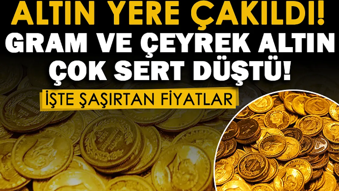4 Kasım gram altın fiyatları yere çakıldı! Güncel altın fiyatları çok sert düştü! İşte altın fiyatlarındaki son gelişmeler