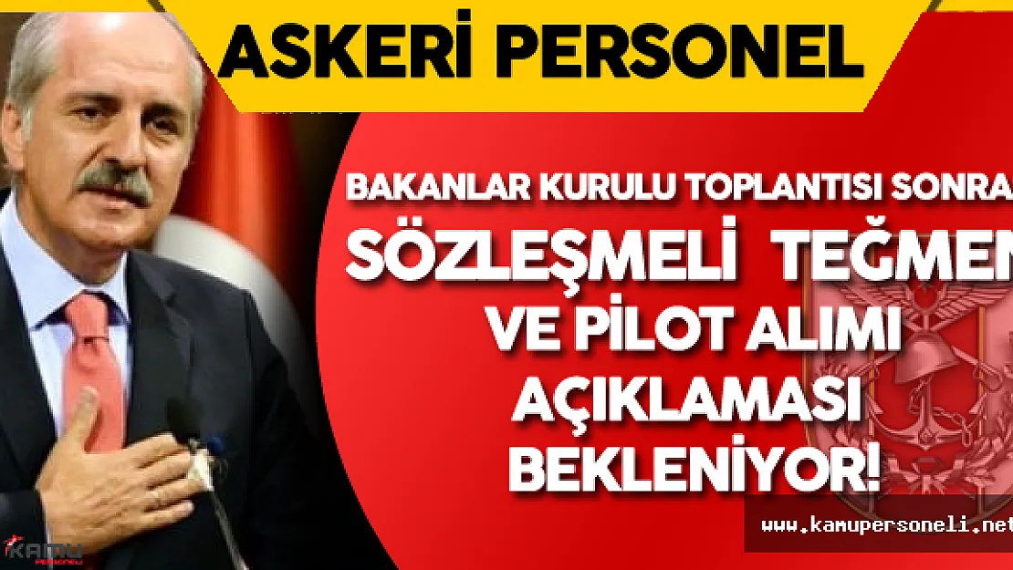 4. KHK Açıklaması ve TSK Personel Alımı Müjdesi Bekleniyor