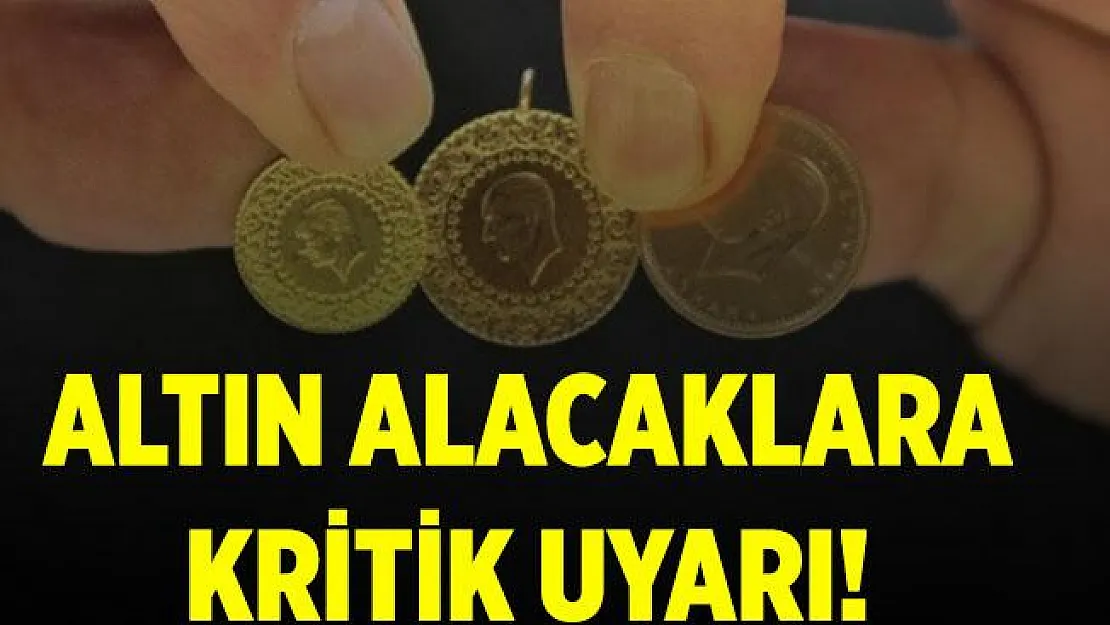 6 Eylül altın fiyatları! Uzmanlardan altın alacaklara kritik uyarı geldi! Fiyatlar yükselecek mi?