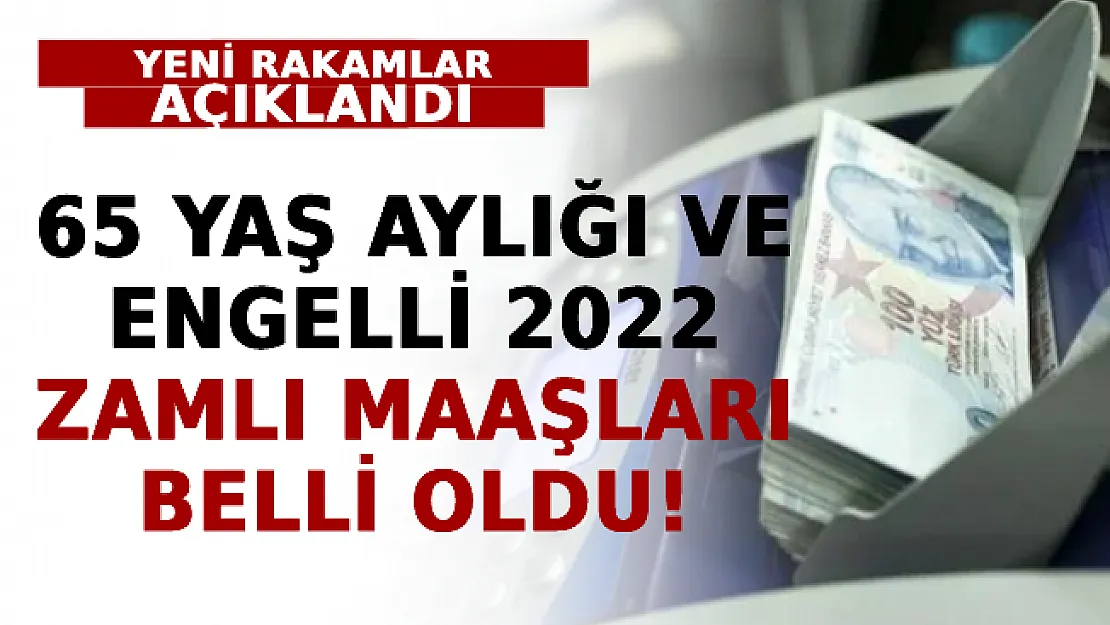 65 Yaş Aylığı Ve Engelli 2022 Zamlı Maaşları Belli Oldu!