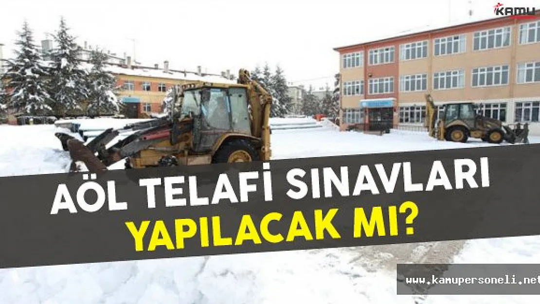 7-8 Ocak Açıköğretim Lisesi (AÖL) Telafi Sınavları Yapılacak Mı?