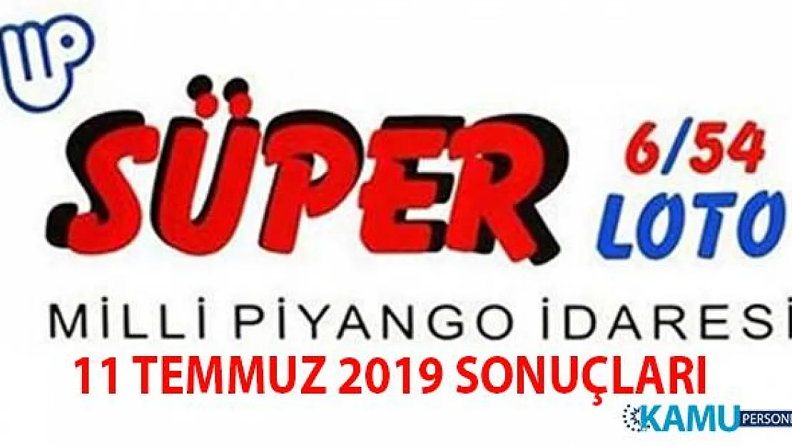 8 milyon TL ikramiyeli 11 Temmuz Süper loto çekiliş sonuçları!