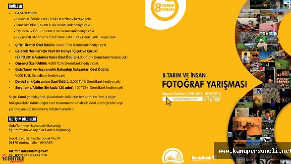 8.Tarım ve İnsan Fotoğraf Yarışması Başvurular Devam Ediyor