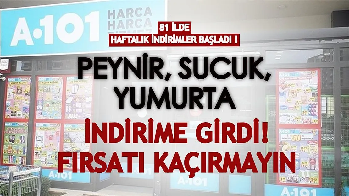81 ilde şubesi olan markette haftalık indirimler başladı! Peynir, sucuk, yumurta, deterjan indirime girdi