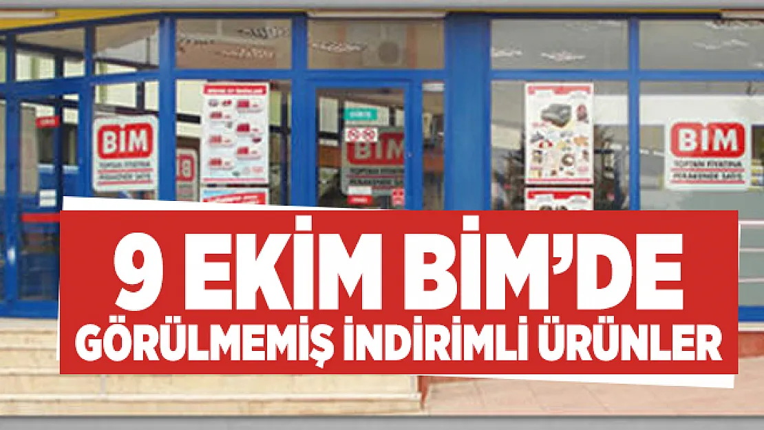 9 Ekim BİM Aktüel Ürünler Kataloğu! Bebekli aileler için indirimli ürünler geliyor