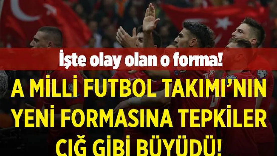 A Milli Futbol Takımı'nın yeni formasına tepkiler çığ gibi büyüdü!