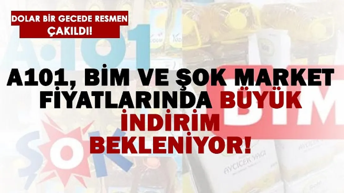 A101, BİM ve ŞOK Market fiyatları düşecek mi? Salça, şeker, un ve pek çok üründe indirim bekleniyor!