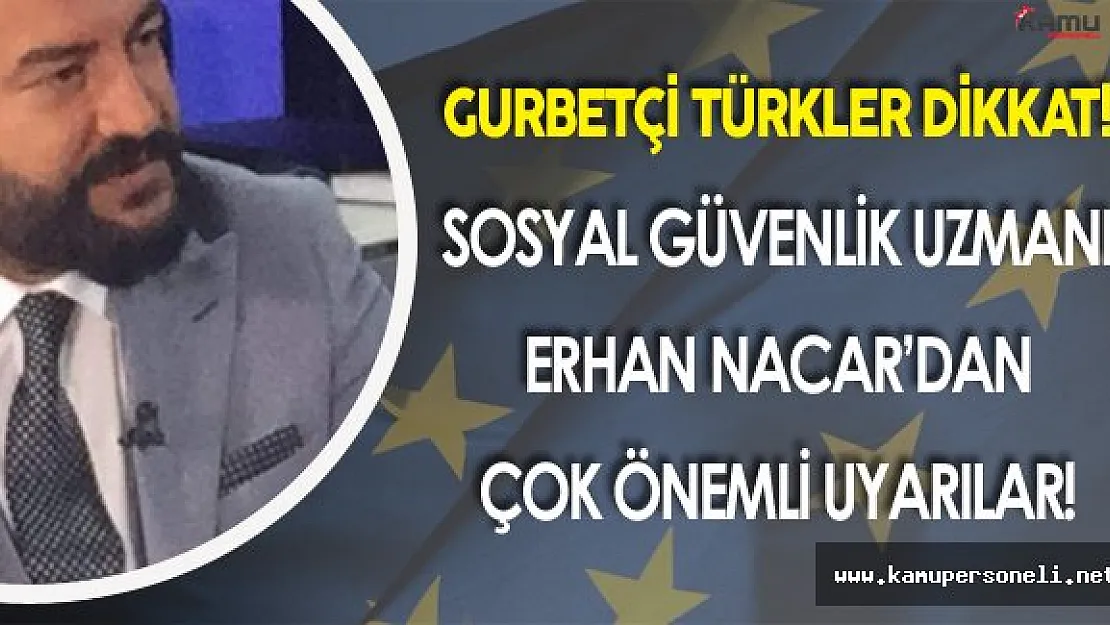 AB Ülkelerinde Yaşayan Türk Vatandaşları DİKKAT!