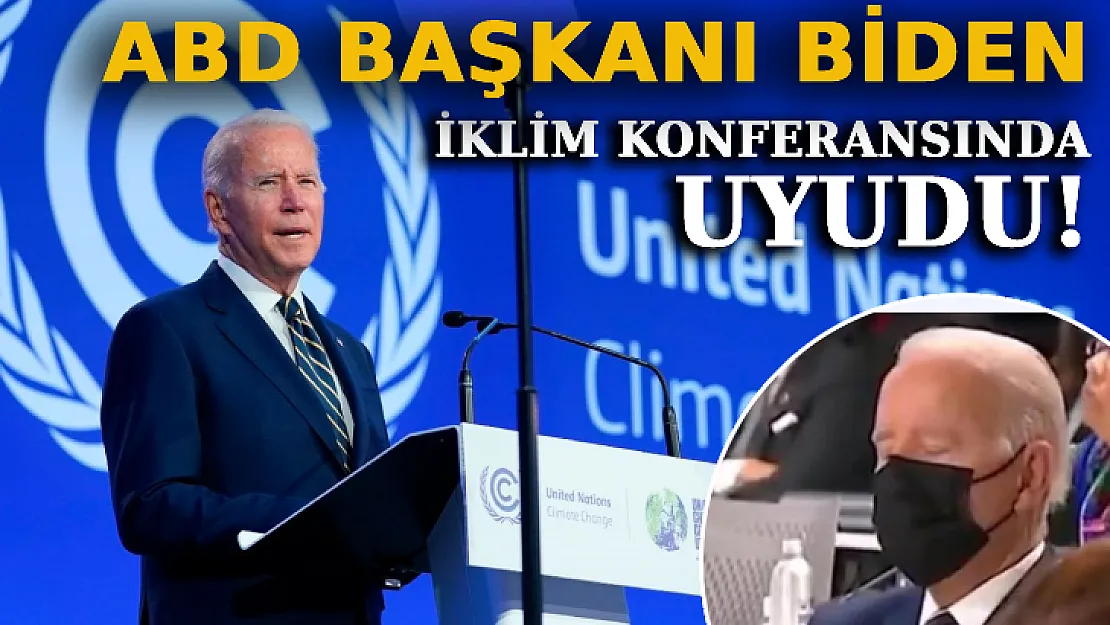 ABD Başkanı Biden, İklim Konferansında Uyudu