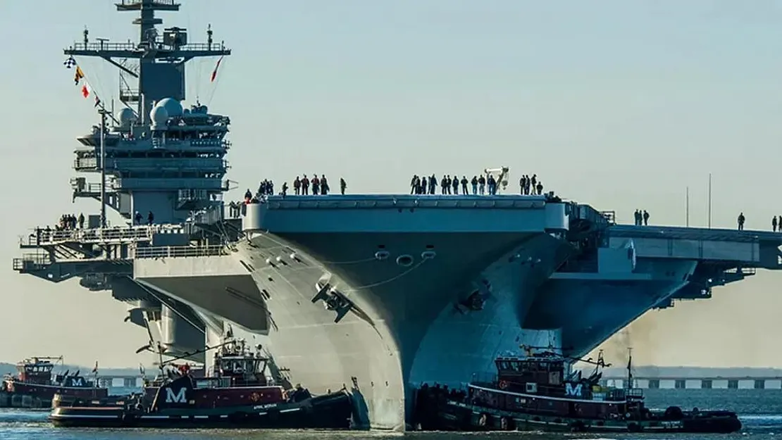 ABD'den deprem bölgesine destek geldi! Pentagon'dan Türkiye'ye dev uçak gemisi yola çıktı!