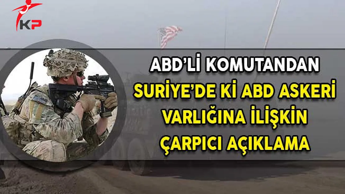 ABD'li Komutandan PKK/PYD Gafı!