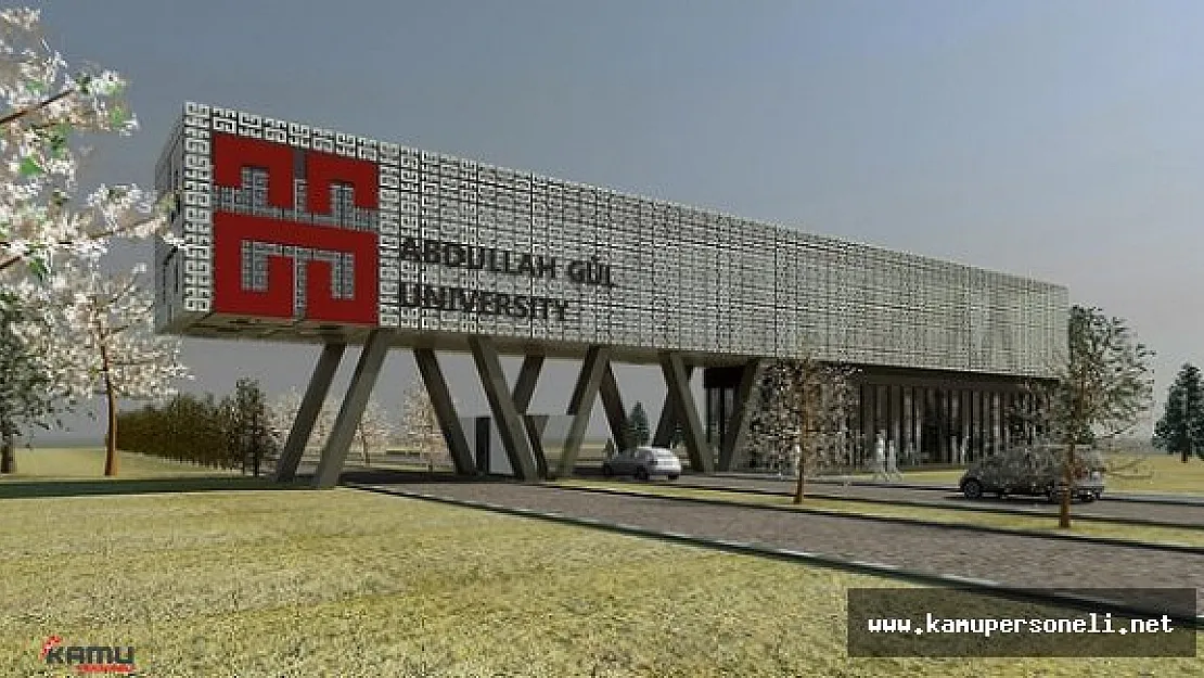 Abdullah Gül Üniversitesi 1 Akademik Personel Alımı Yapacak
