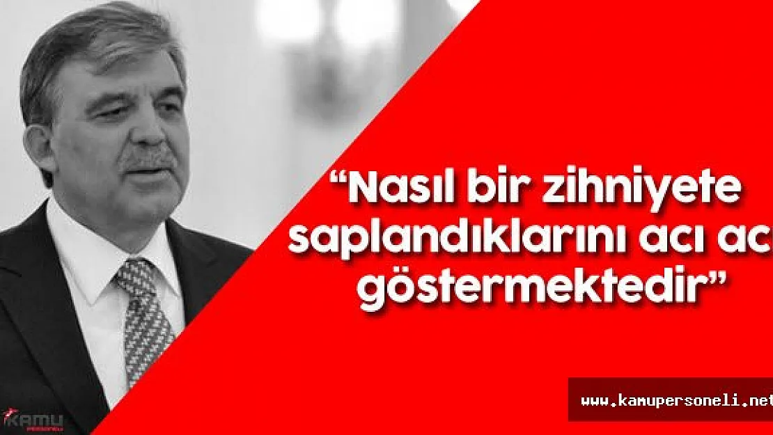 Abdullah Gül'den Güvenlik Eleştirisi : "Önleyici Tedbirleri..."