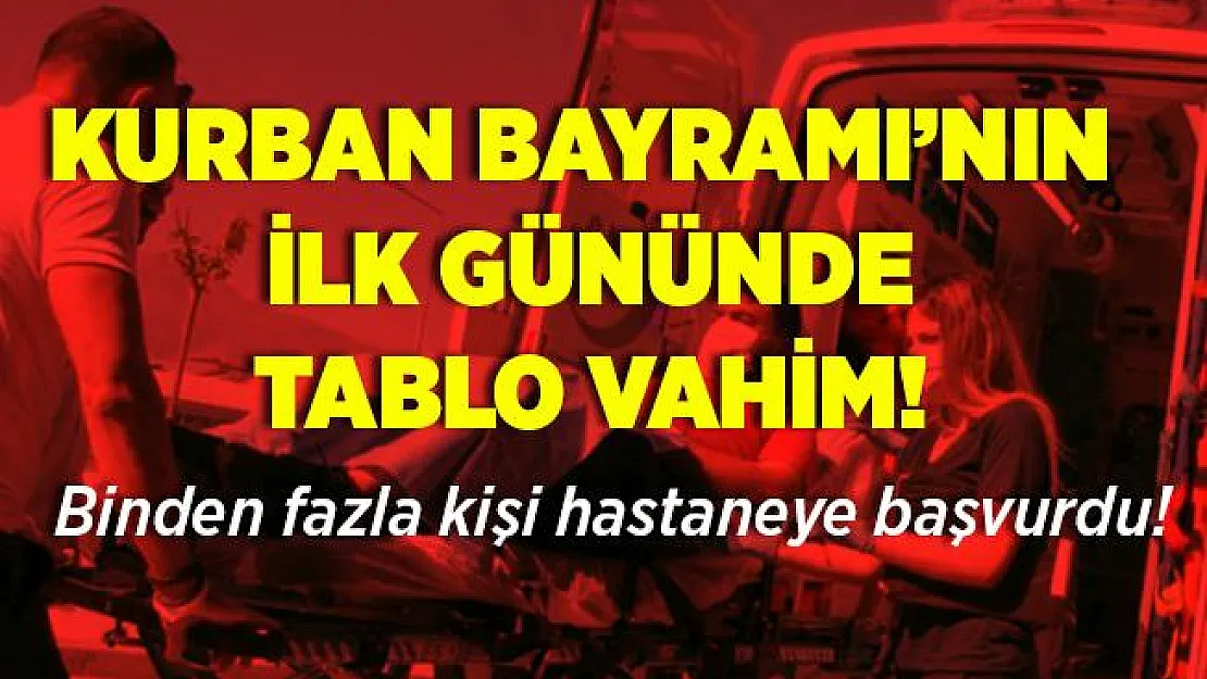 Acemi kasaplar hastanelere koştu! İstanbul'da tablo çok vahim! Binden fazla..